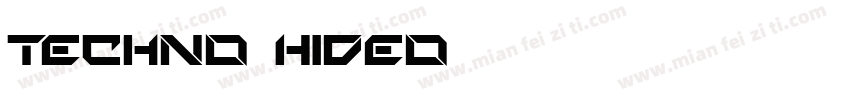Techno Hideo字体转换